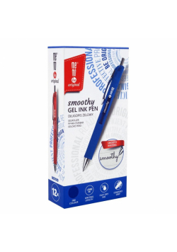 Długopis żelowy Smoothy niebieski (12szt) MemoBe