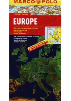 Europa mapa Marco Polo 1:2 500 000
