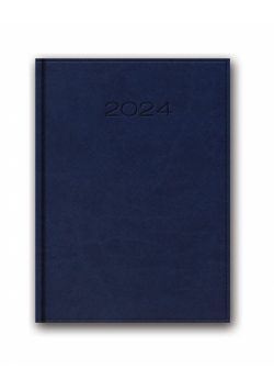 Kalendarz 2024 51T B5 tygodniowy niebieski
