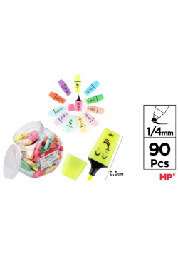 Zakreślacz fluorescencyjny Mini 2-3 mm (90szt)