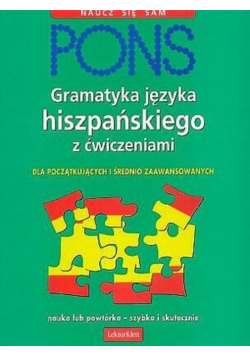 Pons Gramatyka języka hiszpańskiego z ćwiczeniami