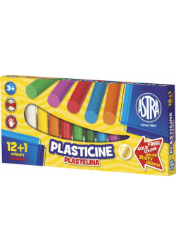 Plastelina Astra 13 kolorów - 12+1 kolor gratis
