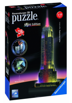 Puzzle 3D Empire State Building nocą