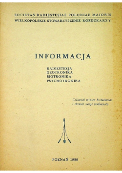 Informacja Radiestezja Geotronika Biotronika