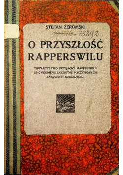 O przyszłość Rapperswilu 1911 r.