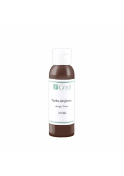Farba akrylowa ciemnobrązowa 60ml