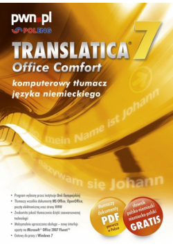 Translatica 7 Office Comfort Komputerowy tłumacz języka niemieckiego