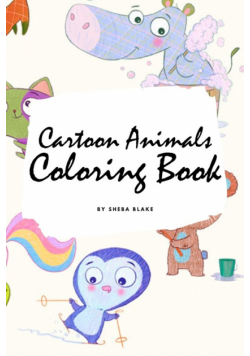 Cartoon Animals Coloring Book for Children (6x9 Coloring Book / Activity Book)