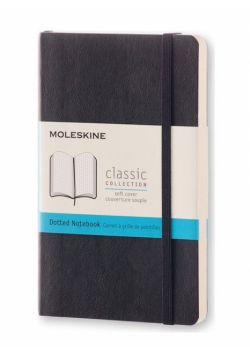 Notes Moleskine Classic P  w kropki czarny