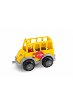 Pojazd autobus szkolny z figurkami midi