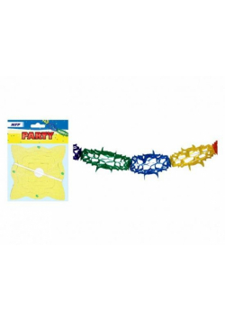 Girlanda papierowa kolorowa 4m