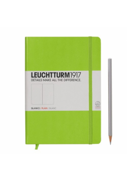 Notes Medium Leuchtturm1917 gładki limonkowy 338722