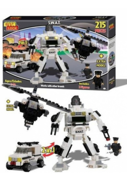 Klocki Best Lock 215 elementów Robo S.W.A.T. Town