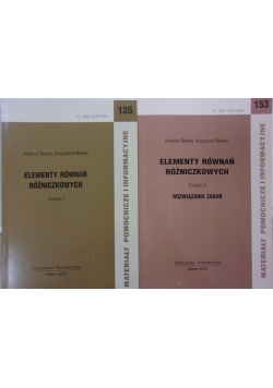Elementy równań różniczkowych część I i II