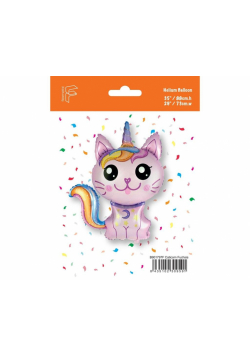 Balon foliowy FX Magiczny kot różowy 88cm