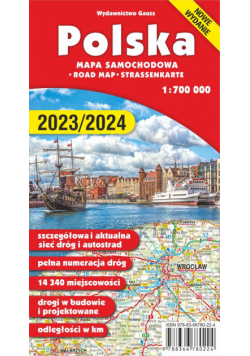 Polska. Mapa 1:700 000 wyd. 7