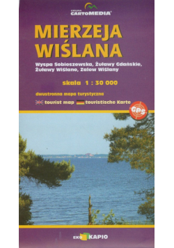 Mierzeja Wiślana mapa turystyczna 1:30000