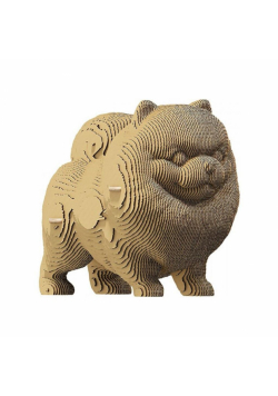 Puzzle 3D kartonowe - Pomeranian Spitz