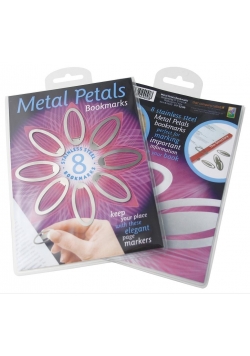 Metal Petals Bookmarks - zestaw 8 zakładek