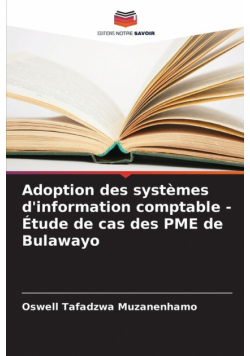 Adoption des systèmes d'information comptable - Étude de cas des PME de Bulawayo