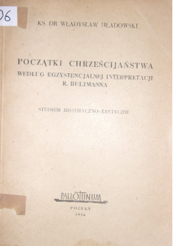 Początki chrześcijaństwa