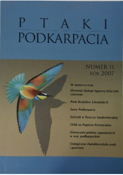 Ptaki podkarpacia Nr 11 / 07