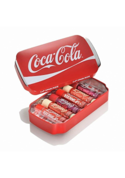 Zestaw błyszczyków w metalowym etui Coca Cola