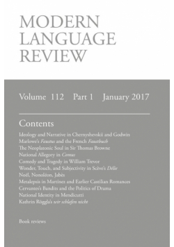 Modern Language Review (112