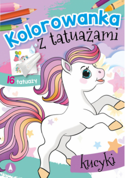 Kolorowanka z tatuażami Kucyki