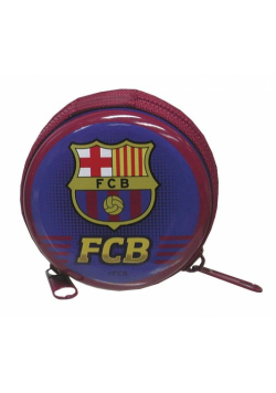 Portfelik metalowy okrągły FC Barcelona