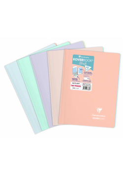 Kołozeszyt A4 80K kratka Koverbook BLUSH PP 1 sztuka mix kolorów