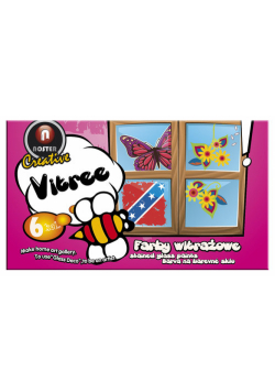 Farby witrażowe 6 kolorów