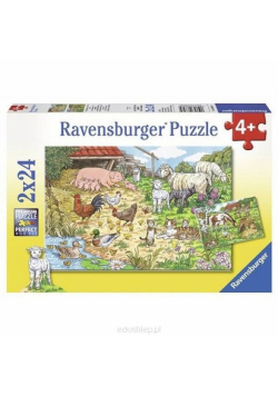 Puzzle Zwierzęta na farmie 2x24