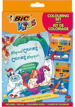 Zestaw z kolorowanką BIC Kids Igloo Colouring Set CFP+CP