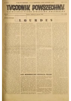 Tygodnik Powszechny Nr 1 do 53 / 1948 r.