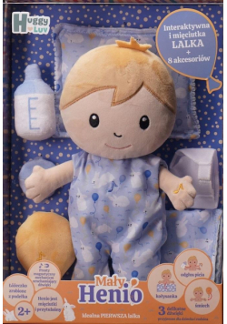 Lalka Huggy Luv interaktywna Henio+akcesoria DKO0801