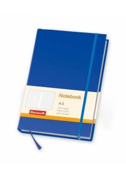 Notes Milano A5 80 kartek w kratkę niebieski