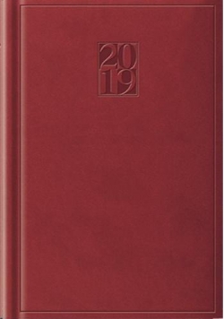 Kalendarz 2019 B6 Print czerwony