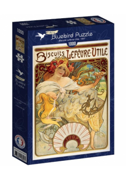 Puzzle 1000 Ciasteczka Lefevre-Utile, Alfons Mucha