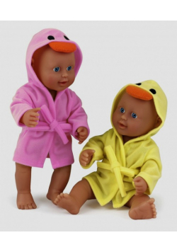 Lalka bobas Little Bathtime 25 cm żółta
