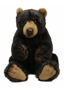Niedźwiedź Grizzly siedzący 22 cm