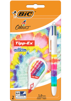 Długopis 4 Colours Rainbow BP+ MPM korektor BIC  blister