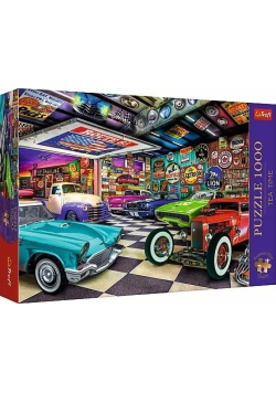 Puzzle 1000 Garaż kolekcjonera samochodów TREFL