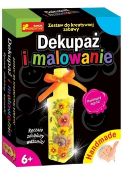 Handmade - Dekupaż i malowanie. Kwitnący ogród