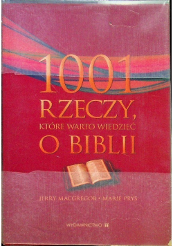 1001 rzeczy które warto wiedzieć o biblii
