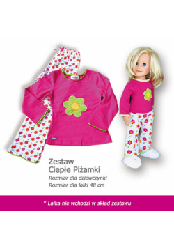 Zestaw Cieple Pizamki rozmiar 9 lat