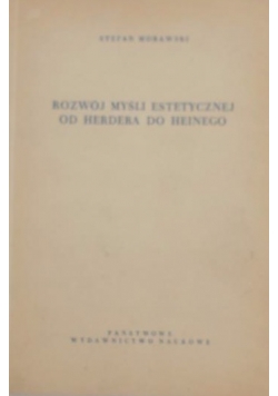 Rozwój myśli estetycznej od Herdera do Heinego
