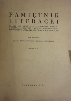 Pamiętnik literacki