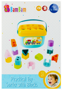 Zabawka edukacyjna sorter klocki 2w1