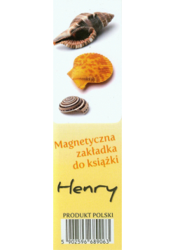 Magnetyczna zakładka do książki Muszle